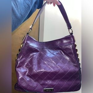 Purple handbag